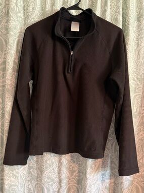 90’s Patagonia Synchilla Ribbed Quarter Zip Pullover Sweater Black size small